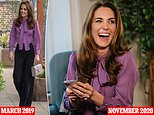 Duchess of Cambridge recycles a £790 Gucci blouse in new video