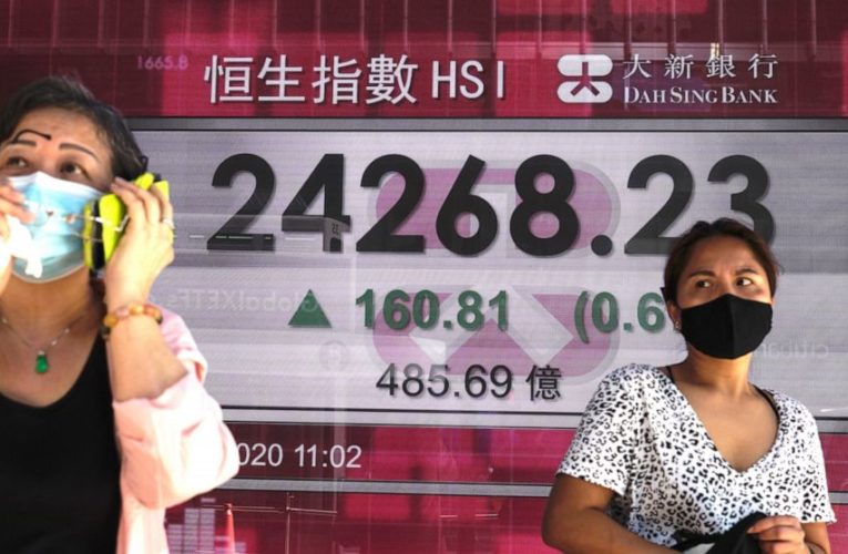 Global shares boosted by stronger China factory data