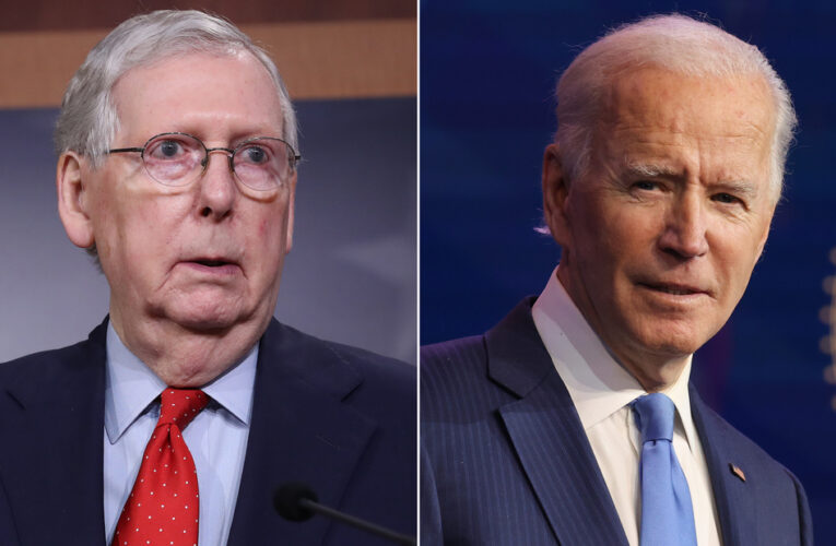 The GOP Senate majority leader belatedly congratulated Biden, and his gesture underscored how he plans to position himself as counterbalance to the new President