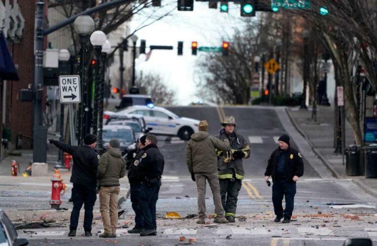 Fire officials are responding to an ‘active scene’ as police investigate an explosion in downtown Nashville, Tennessee