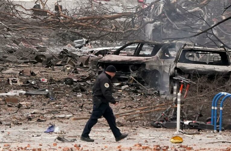 In photos: Explosion rocks downtown Nashville