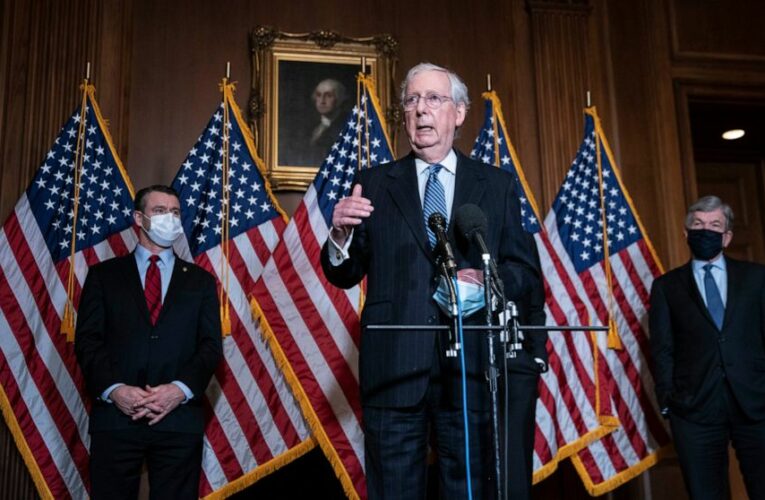 Congress stuck, McConnell resists state aid in COVID-19 deal