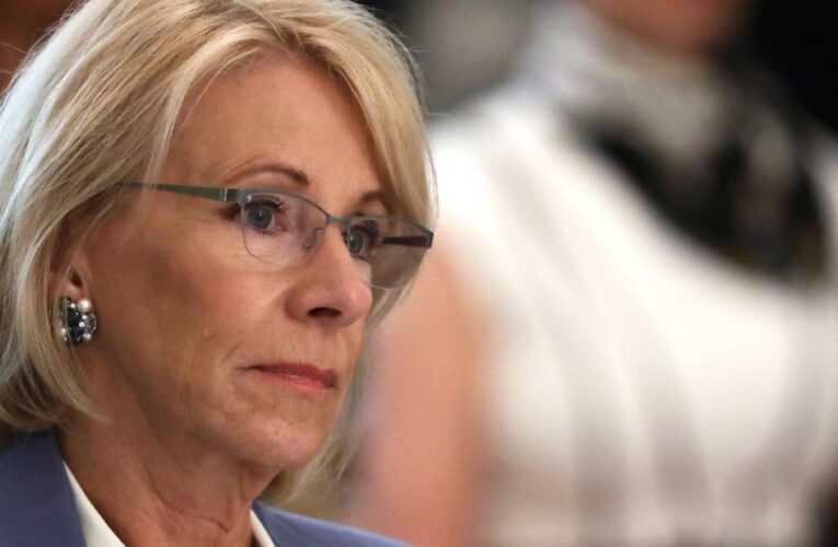 Betsy DeVos submits resignation