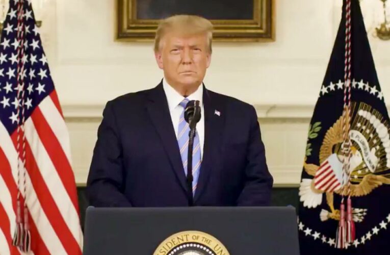 With impeachment and the 25th amendment being discussed by lawmakers and advisers, the President crafted a desperate message to save his imploding administration