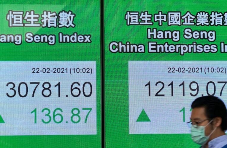 Asian shares mixed as investors await progress on stimulus