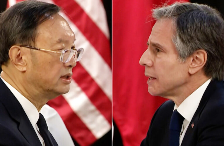 Watch tense moments at US-China meeting