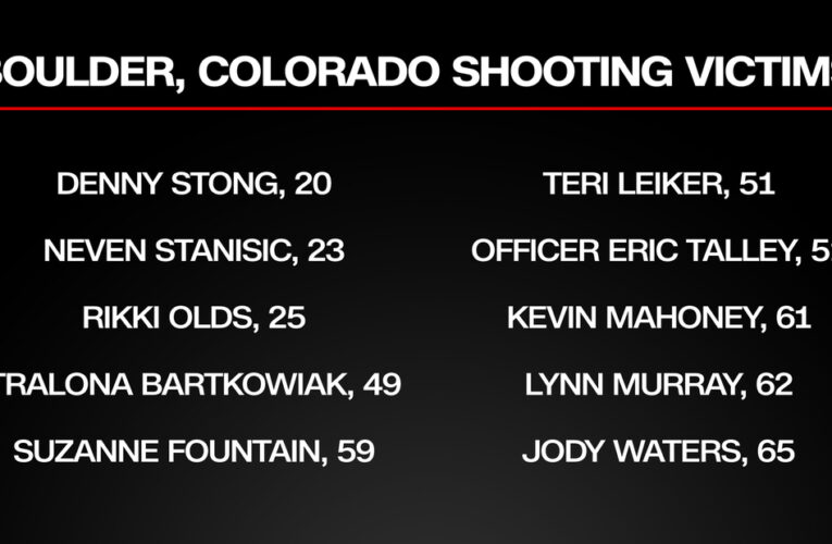 A young store manager and a father of 7 were among the Boulder shooting victims