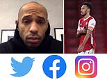 Arsenal stars in talks to BOYCOTT social media and follow club legend Thierry Henry’s example