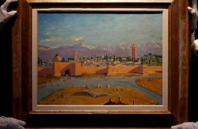 Churchill painting owned by Angelina Jolie sells for $11.5M