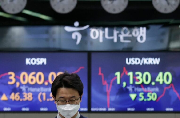 Asian shares mixed after stimulus lifts Dow, S&P to records