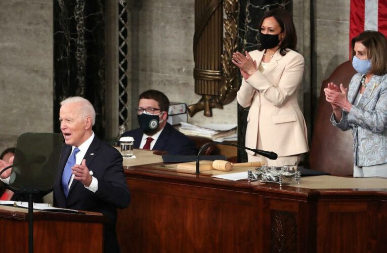 A historic moment for women, details of an extensive spending plan and a call for police reform. These are key moments from the President’s address.