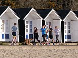 Britons hit beaches and parks amid glorious 65F Easter sunshine after lockdown eased