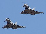 RAF jets will be deployed to Romania to patrol skies around the Black Sea as Russia masses troops