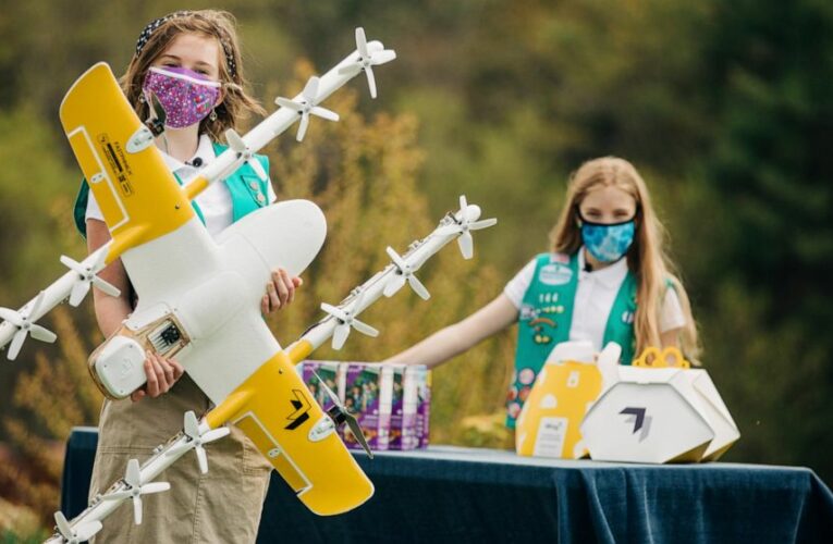 Girl Scout cookies take flight in Virginia drone deliveries