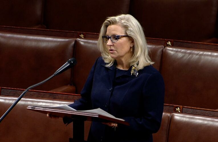 In a powerful speech, Liz Cheney shamed colleagues who will vote today to strip her of her No. 3 House GOP post, showing guts to speak truth to Trump’s malevolent power
