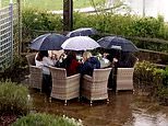 ‘Freezing’ al fresco drinkers and fed-up landlords call for pubs to be able to open indoor areas now