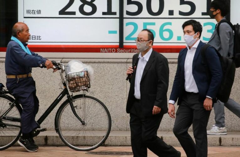 Asian shares track Wall St decline; bitcoin sinks