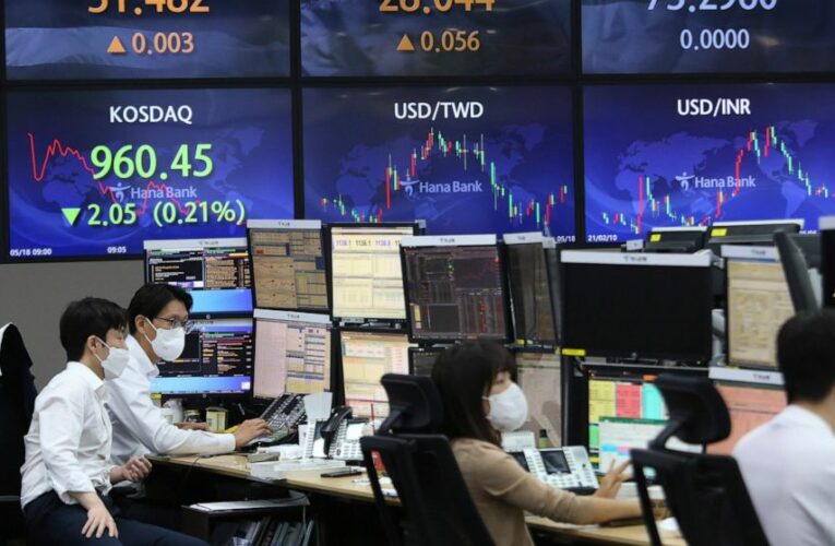 A late drop leaves Wall Street indexes lower, led by tech