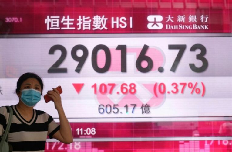 Asian stocks lower after Wall St ends May with gains