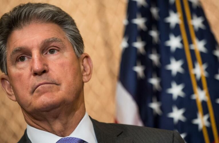 Manchin is at the center of an extremely divided Washington