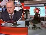 It’s the news at (legs) 11! BBC man is caught wearing shorts and deck shoes under the desk