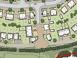 Residents are left red-faced as designs for new housing estate look like genitals