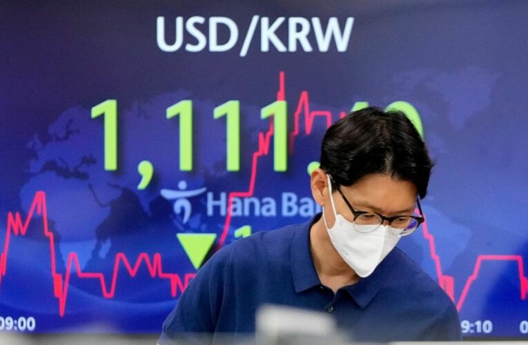 World shares mixed after modest gains on Wall Street