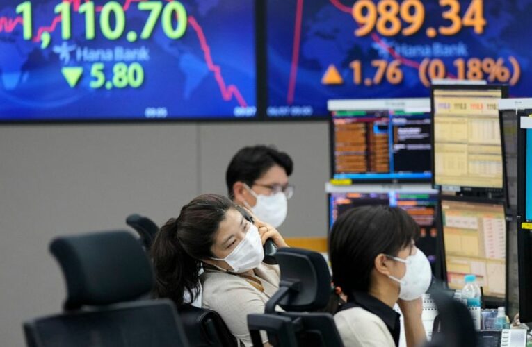 Asian shares trading mixed as optimism wears off on US rally
