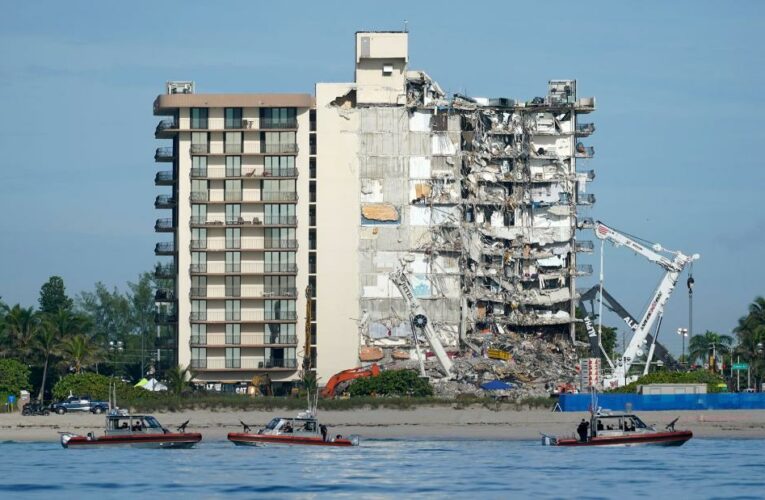The remaining portion of the Florida collapsed building could fall down and search crews are at risk, county attorney says