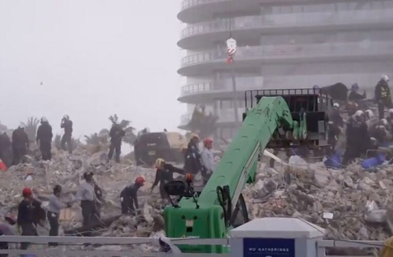 Rescue teams can only continue their work if storm gusts stay below 45 mph. So far the death toll stands at 36 with more than 100 people unaccounted for.