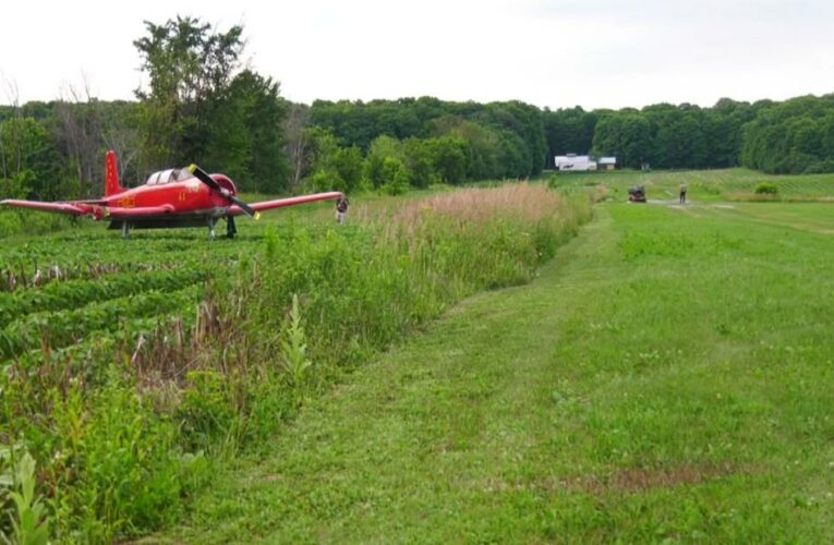Woman mowing airstrip in Canada struck and killed by plane