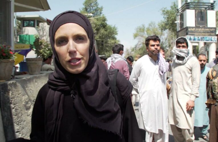 ‘Why do they have to cover their face?’: Clarissa Ward presses Taliban commander on Afghan women’s rights