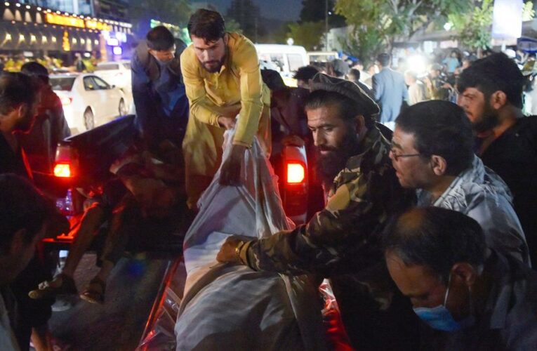 New video shows aftermath of blasts outside airport