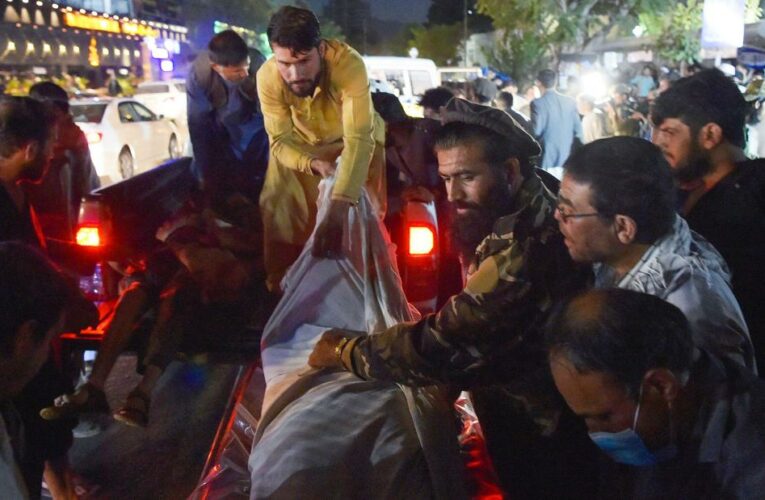 Afghans who narrowly avoided the terror attack outside Kabul airport describe horrifying scenes and piles of victims’ bodies at the site of the blast
