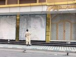 Beauty salon owner white-washes female model as Taliban storm Kabul threatening a return of regime