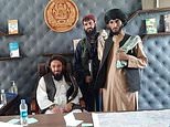 Taliban pose inside Presidential Palace in Kabul after Afghan leader flees country
