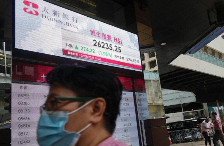 Asian markets lower on virus worries after Wall Street slips