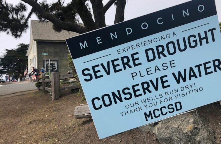Parched Mendocino, California, implores guests to save water