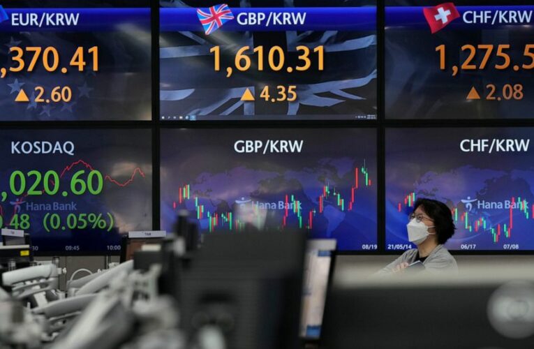 Stocks wobble as commodity prices fall; Macy’s climbs