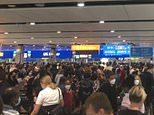 Fury as passengers face huge queues during fourth day of chaos at Heathrow