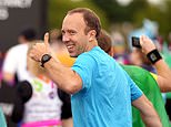 Disgraced Matt Hancock joins 40,000 runners taking to streets of capital for London Marathon