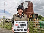 Charges dropped against a farmer who called a Worcestershire village a ‘lawless, godforsaken place’ 