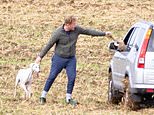 Hare courser caught on camera: Shocking photographs shows moment dog catches hare in its jaws