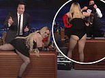 Madonna, 63, flashes her bottom and gyrates on Jimmy Fallon’s desk on the Tonight Show