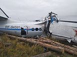 Russian plane carrying squad of paratroopers crashes as 19 passengers are killed and three injured