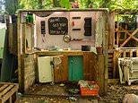 Sofas built out of pallets, kitchen full of supplies and their own BAR: Inside the anti-HS2 camp