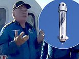 William Shatner and three others launch 65 miles above Earth on Blue Origin’s New Shepard