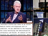 Bill Clinton hospitalized with possible sepsis in California: Former president, 75, is in the ICU