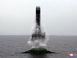 North Korea fires ‘submarine launched ballistic missiles’ into sea