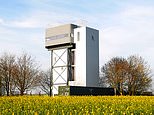 Historic water tower and two-bedroom house hidden behind wall in the running for UK’s best building